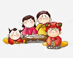 冬至卡通福娃包饺子人物高清素材 免费下载 设计图片 页面网页 平面电商 创意素材 png素材