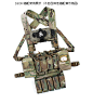 PEW TACTICAL D3CRX 重型战术胸挂 海狸 肚兜 M203榴弹胸挂CR02-淘宝网