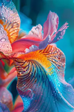 鸢尾草蝴蝶兰鸢尾花朵图片摄影图
