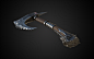 Chaos axe, Artur Nowak : Chaos axe based on a concept from Warhammer. 