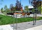 Bike racks, site furnishing, bicycle parking for parks or other: 
