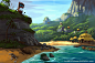 Adventure Island, Jordan Kerbow : Some Environment design I did for Dungeon Defenders 2.