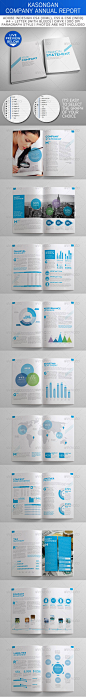 Kasongan Company Annual Report - GraphicRiver Item for Sale