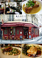 走遍欧洲：#欧洲美食#巴黎餐厅Café des Musées位于49 rue de Turenne. 餐厅装修比较复古，是一家让人觉得亲切的小餐厅。食材采购自当天市场的新鲜材料，菜单很简单，餐厅会把当天的推荐挂在墙上。苹果白兰地肥肝酱，夏布利白酒内脏肠是特别的招牌菜。午餐套餐只要10多欧即可，晚餐20欧起，可谓便宜又美味。