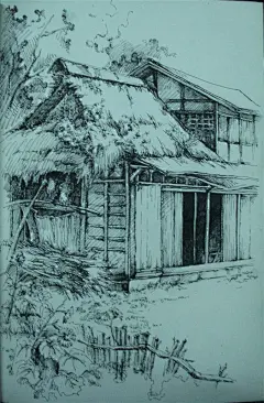 【手绘】宫崎骏动画电影场景速写化，定期更新，求指点【临摹吧】_百度贴吧