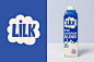 This may contain: a milk carton with the word link on it next to an image of a milk carton