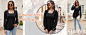 Black Long Sleeve Blouse