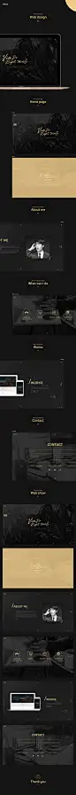 Vinli + Web Vision Design : Vinli + Web Vision Design没错，这是一套设计师自己YY的稿很久的稿子了，一直拖到现在采用土豪金风格