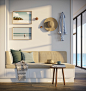 THE BEACHFRONT : CGI set created to showcase "The Beachfront". Project developed by Scott Property Group