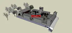 古建民居   城镇规划   新农村建设    模型  四合院  ---www.psdorjpg.com
