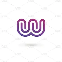 字母W图标