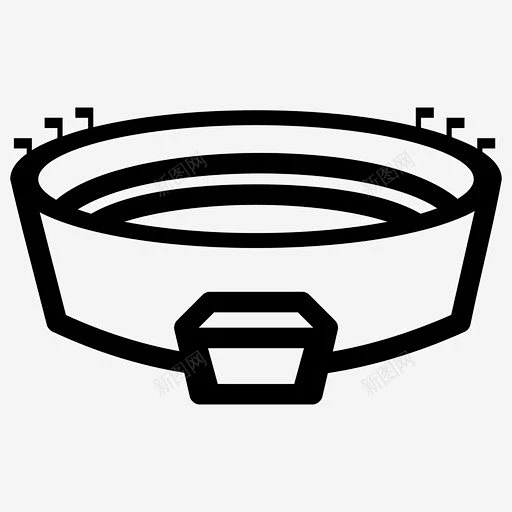 体育场场地足球场图标 页面网页 平面电商 创意素材-花瓣网