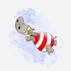 可爱河马免抠素材 设计图片 免费下载 页面网页 平面电商 创意素材 png素材