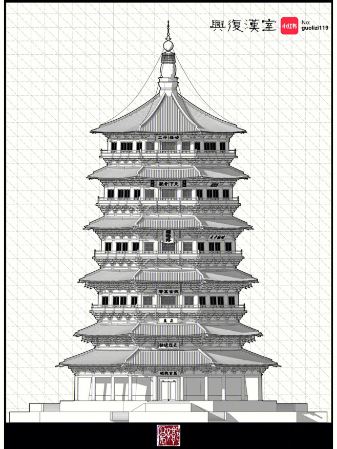 山西应县佛光寺释迦塔-003
