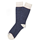 Etiquette Clothiers Slubby Socks : The White Label Mid-Calf Sock. A collection reflecting modern design with a timeless sophistication. Made from the finest Italian combed cotton yarns for an exceptionally soft feel & finish; each remains unsurpassed 