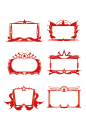红色党建宣传边框元素-众图网