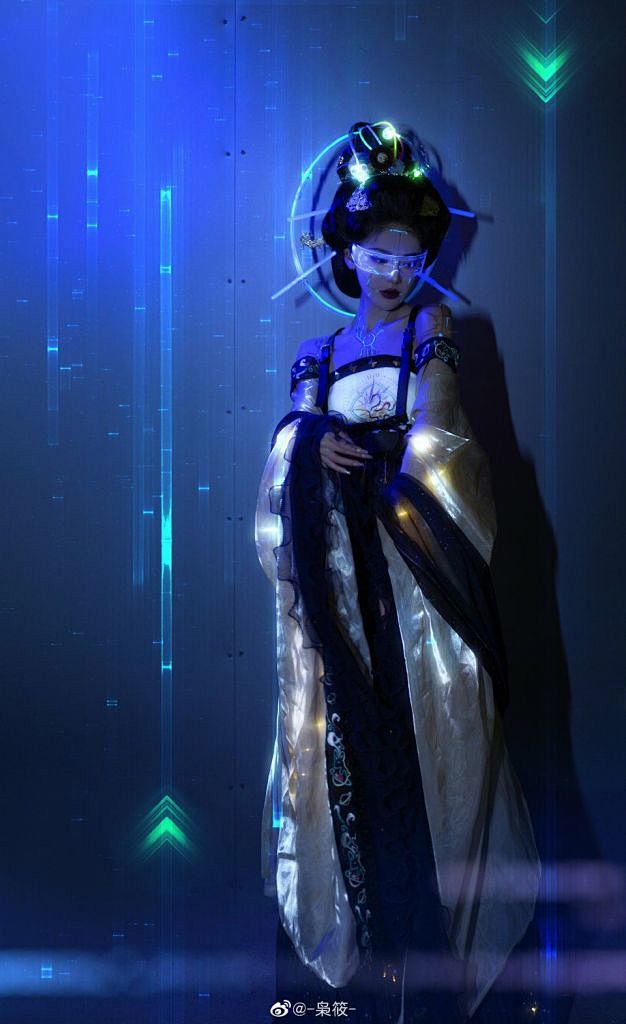 国风+汉服+赛博朋克，有没有搞头？ NG...