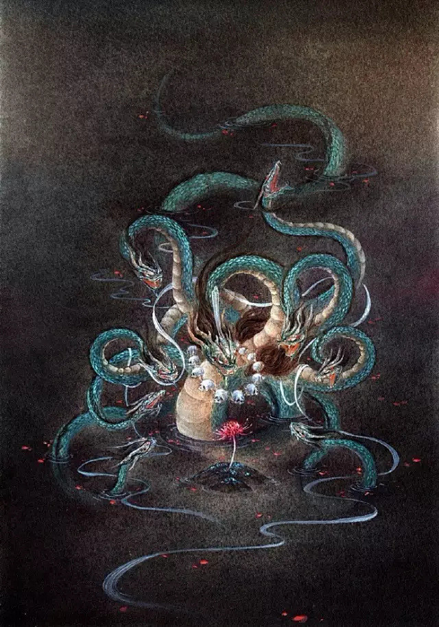 "万妖集|插画雪绯yanny同采自mp.weixin.qq.com该采集也在以下画板加