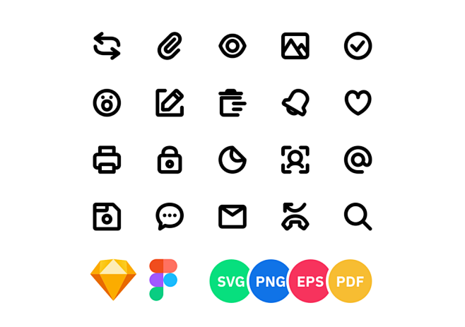 Super Basic Icons Clean and sharp UI icons, made to help you create ...