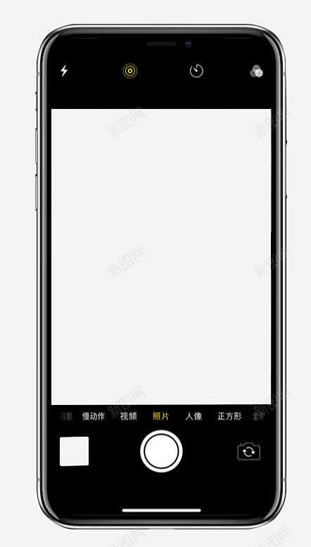 苹果X拍照画面模型 创意素材