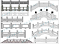 中式古典汉白玉石材栏杆护栏扶手围栏su模型sketchup园林设计素材-淘宝网