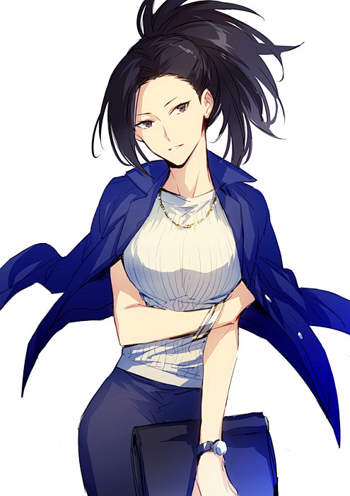 tagsanimehegi我的英雄学院八百万百wristwatchfanartfrompixivpixiv