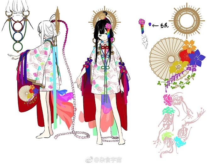 面灵气的设定图-花瓣网