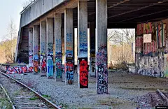 废弃 的地方 破碎 废墟 丢失 精神 交通摄影图片图片壁纸