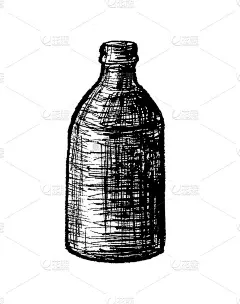 抽象插图图形啤酒节啤酒孤立白色绘图集