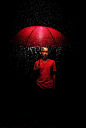 Red Umbrella ~ by ananamri: 