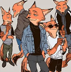 #Zootopia# #疯狂动物城# #Nick# #Judy# #迪士尼# #动画# #电影# #3D# #欧美# #同人# #手绘# #人设# #海报#  #Q版#  #经典#
