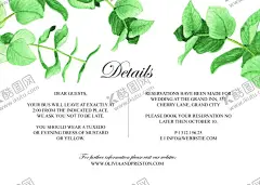 绿色叶子森系小清新 【酷图网】森系婚礼,手绘叶子,绿色叶子,水牌,迎宾牌,小清新婚礼,婚礼logo