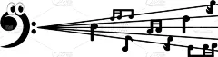 音乐,分离着色,形状,白色,黑色,创造力,图像,矢量,弯曲,构图