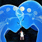 Photo by Ziora on September 17, 2024. May be a doodle of people kissing.