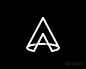 Monogram A三角形标志设计欣赏