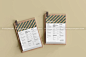 美式ins复古A4垫板餐厅点单菜单设计贴图ps样机素材展示效果模板下载_颜格视觉