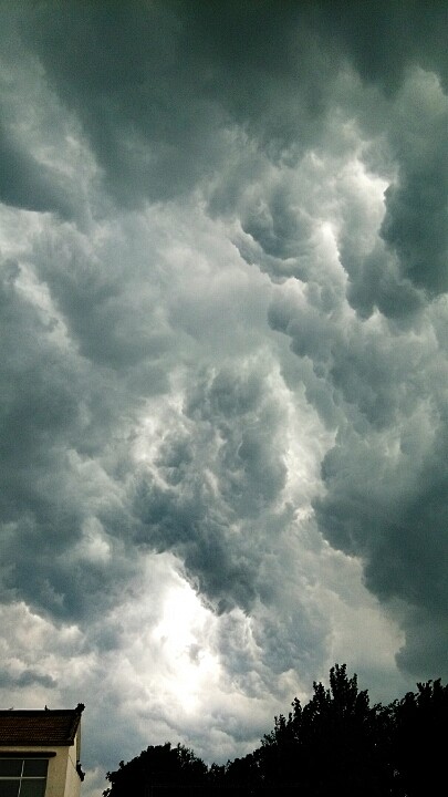 天空、天空、乌云、暴风雨、下雨天