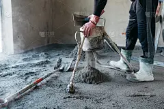 在单户住宅中浇筑地板