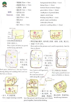 田园风格的可爱创意名片夹布艺制作教程-