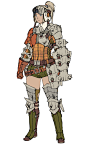 Equipped Female Art - Monster Hunter 3 (tri-) Art Gallery