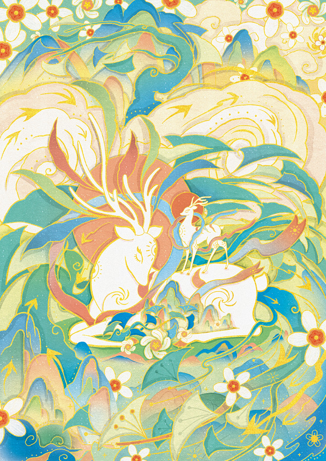 【国风插画】云间雀语系列合集