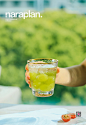 夏季果汁锤纹杯玻璃杯 | 厨饮类产品奈良商业拍摄