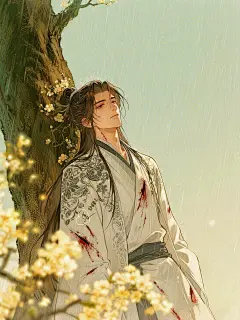 任何疼痛，都是痛着痛着就习惯了。 #插画#天官赐福#国风古韵#小说封面#古风