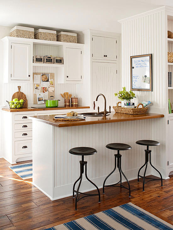 #家装#白的厨房，很适合单身小公寓。