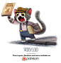 Day 1421. Tabbyloid, Piper Thibodeau : Day 1421. Tabbyloid by Piper Thibodeau on ArtStation.