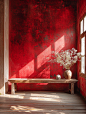 Photography scene, dark red wall, long Chinese table, light shining from the right, minimalist style, rich details, front view, close shot

--ar
 3:4

--stylize
 750

--iw
 2