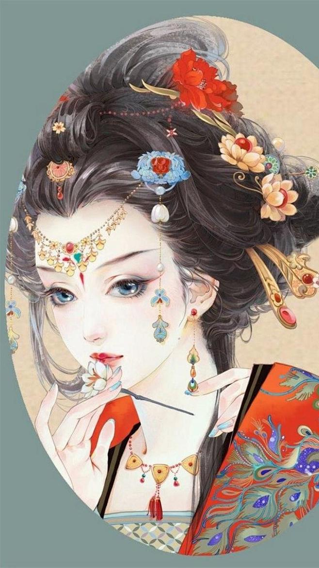 囍服凤冠霞帔古风