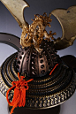 Samurai helmet -back and top-
