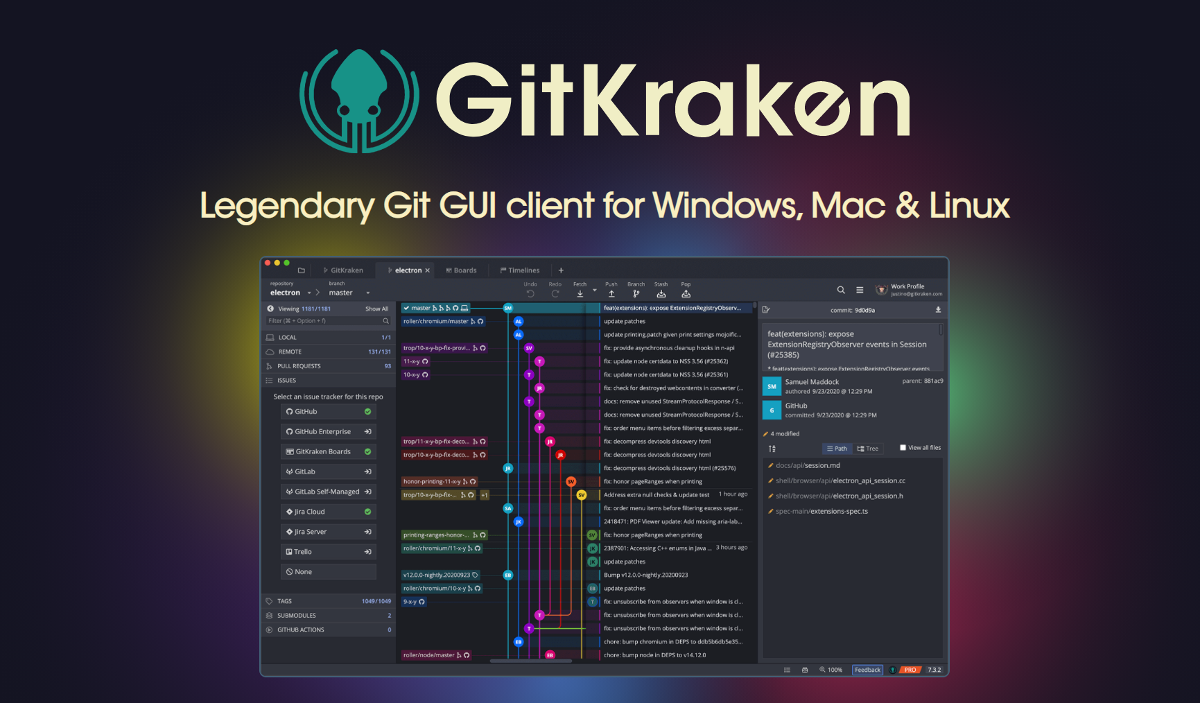 GitKraken Enterprise 9.8.1 破解版 – Git客户端