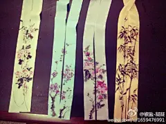 团一发萌萌哒手绘发带_汉服商家吧_百度贴吧
